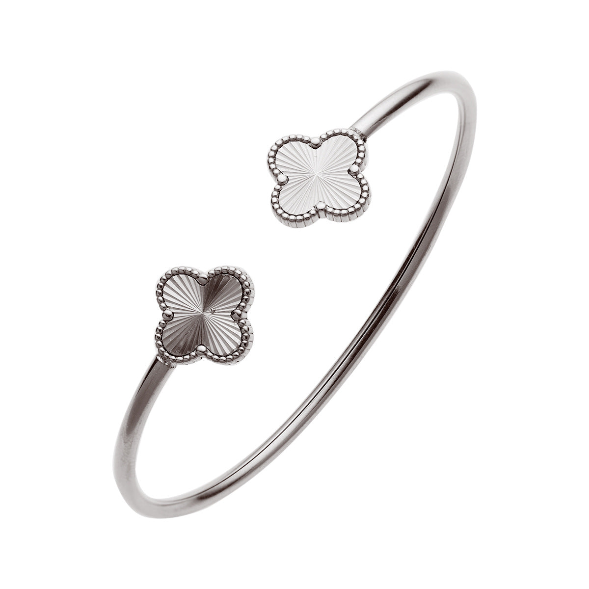 Classic Four-leaf Clover Titanium Steel Fashion Bracelets