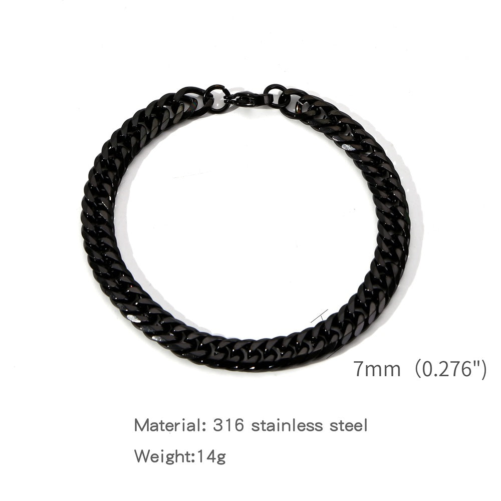 Fashion Exaggerated Electroplating Double Woven Grinding Bracelets