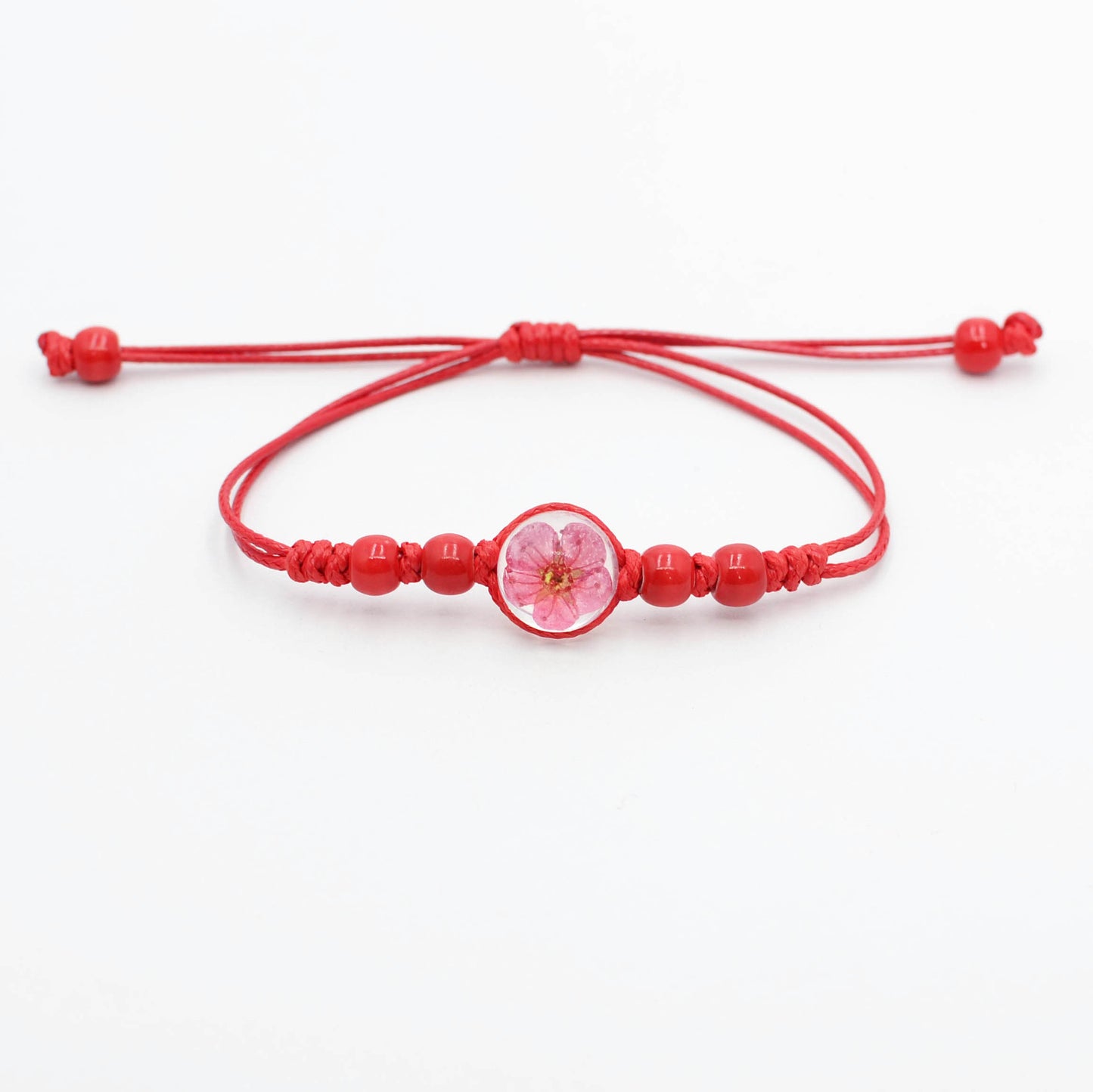 Cherry Blossom Red Rope Hand Weaving Bracelets