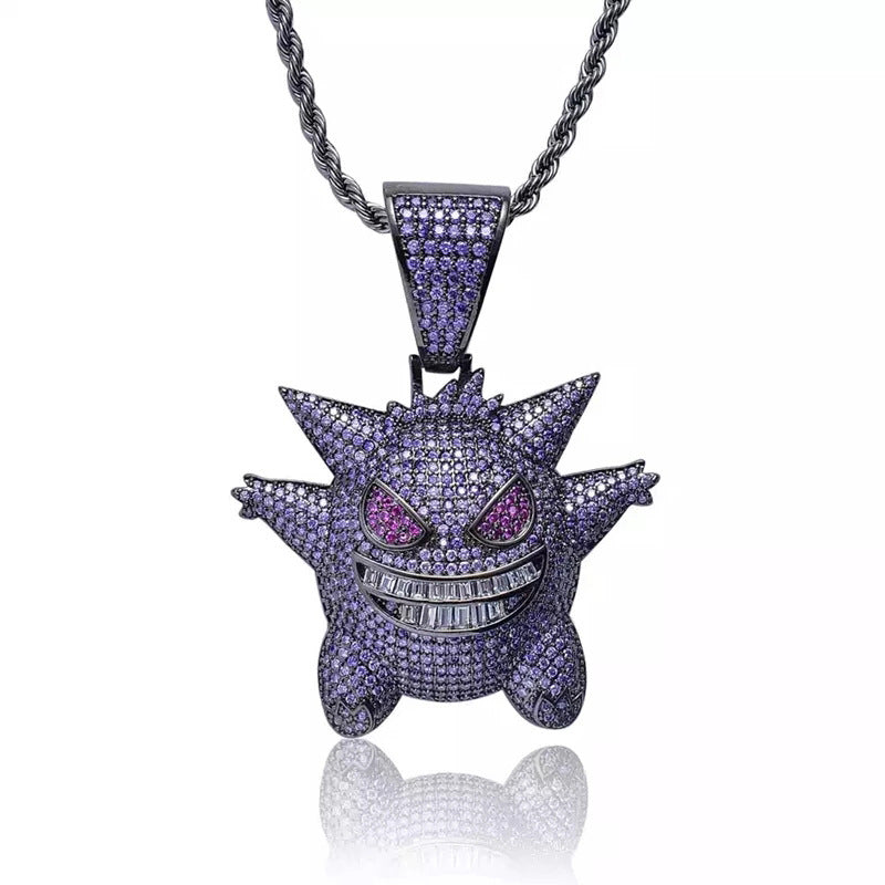 Personality Anime Elf Sweater Chain Pet Monster Necklaces