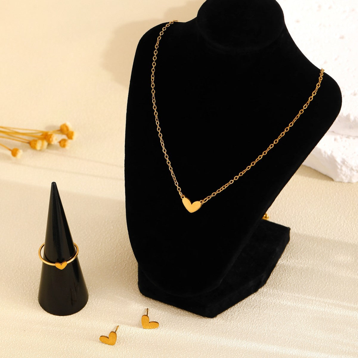 Temperament Water Drop Geometric Ear Personality Jewelry Set
