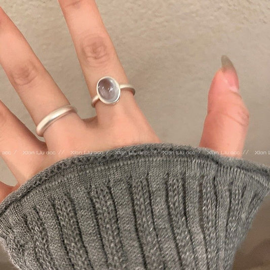 Female Cold Style Temperament Index Finger Rings