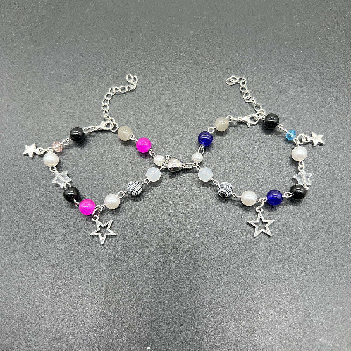 Black Spider Secret Magnetic Suction Handmade Bracelets