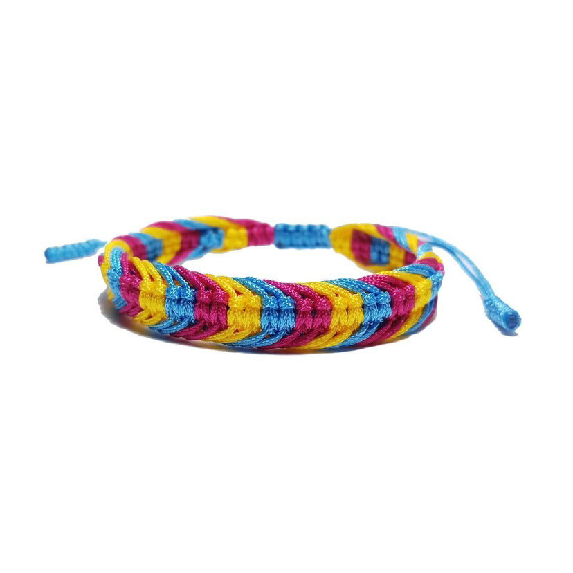 Hand Woven Rope Flag Color Matching Bracelets