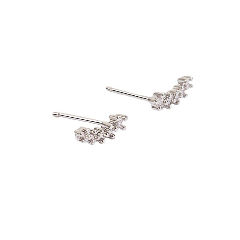 Women's Trendy Star Small Gang Drill Delicate Ear Simple Earrings