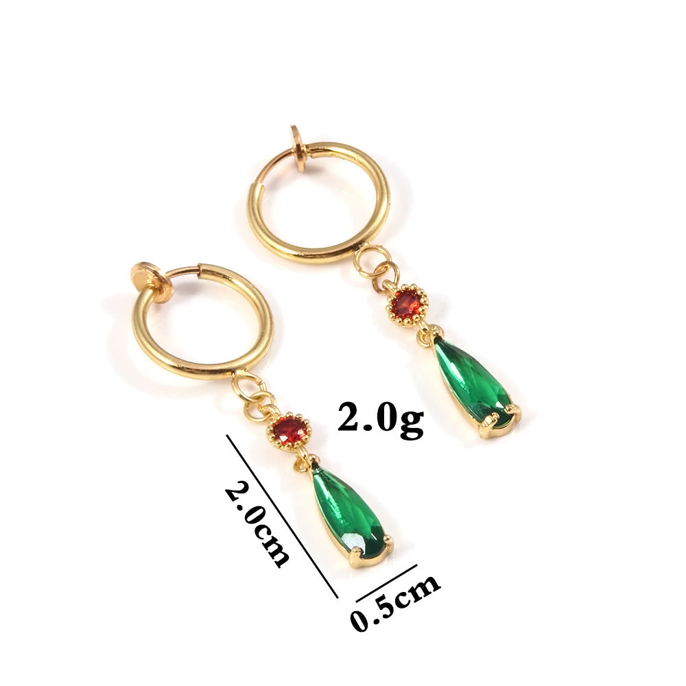 Emerald Hal Hall Zircon Copper Surrounding Without Rings