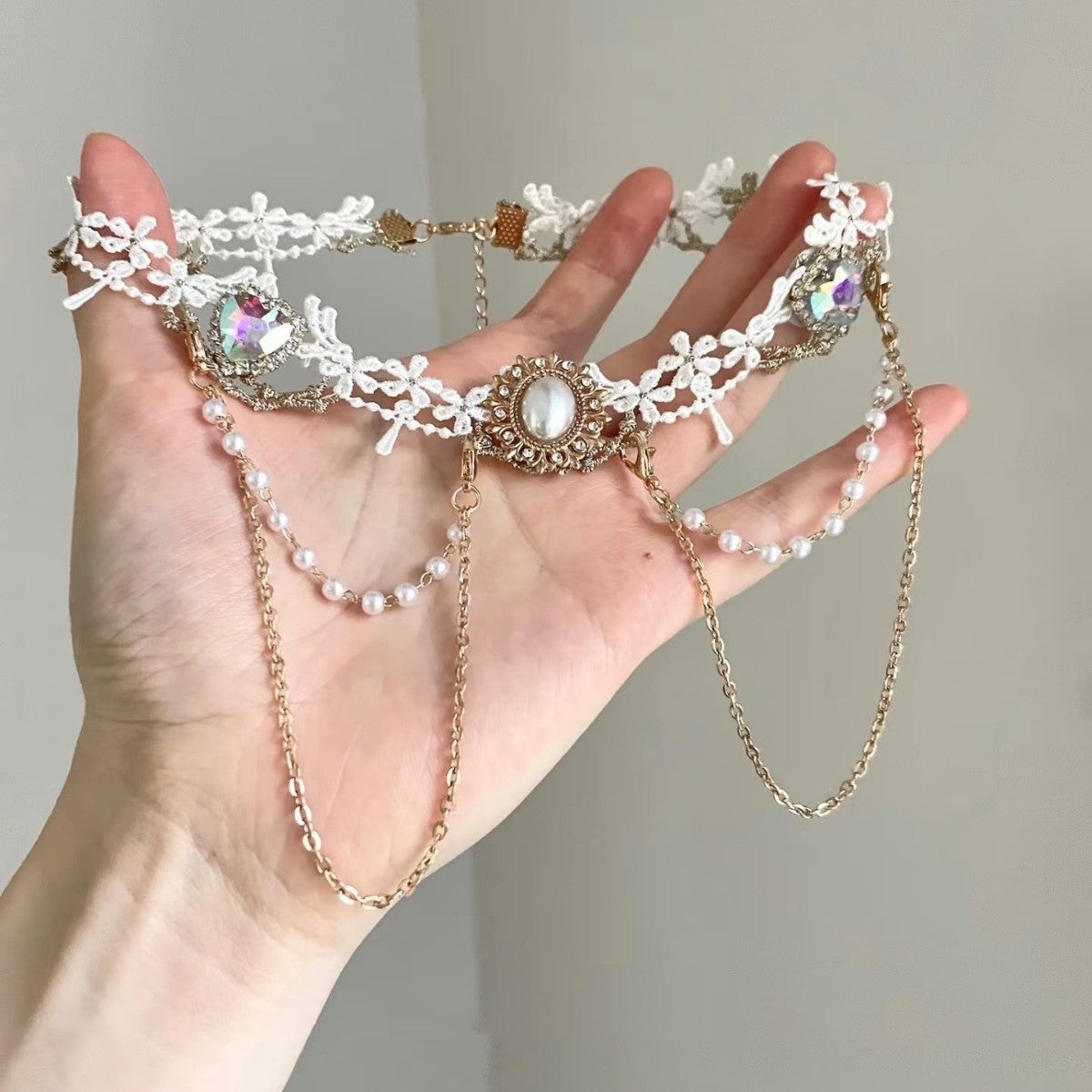 Vacation Exaggerated Style Flower Fashionable Niche Design Necklaces