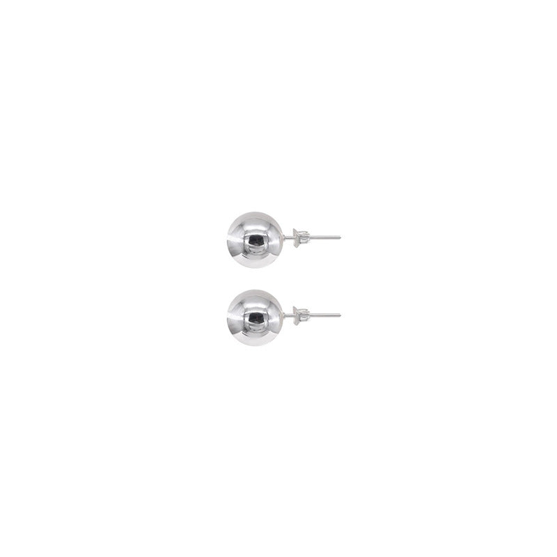 Women's Niche Temperament Small Sier Ball Ear Trendy Earrings