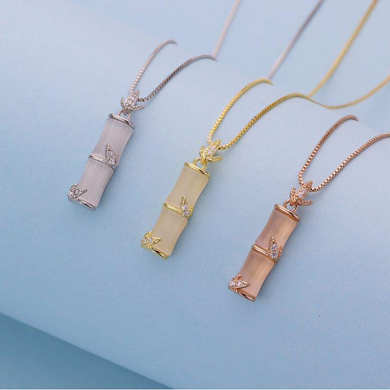 Women's Chalcedony Sense Dignified Joint Niche Clavicle Necklaces