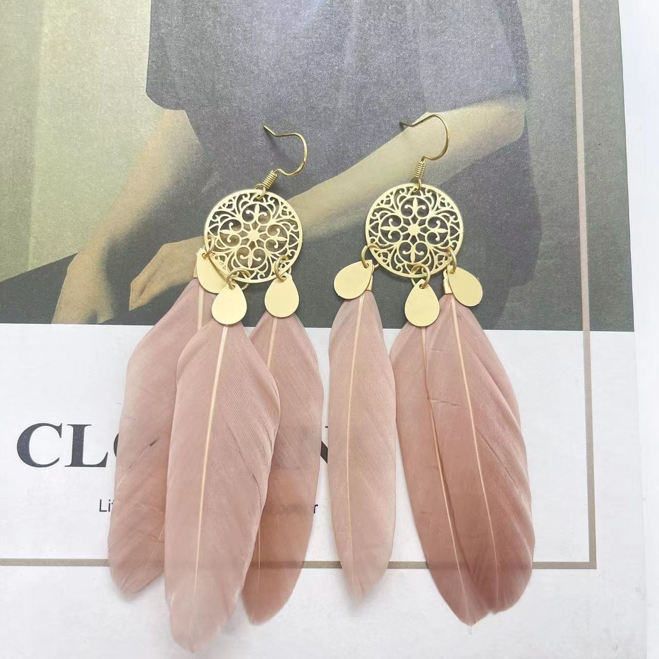 Super Fairy Feather In Windy Places Earrings