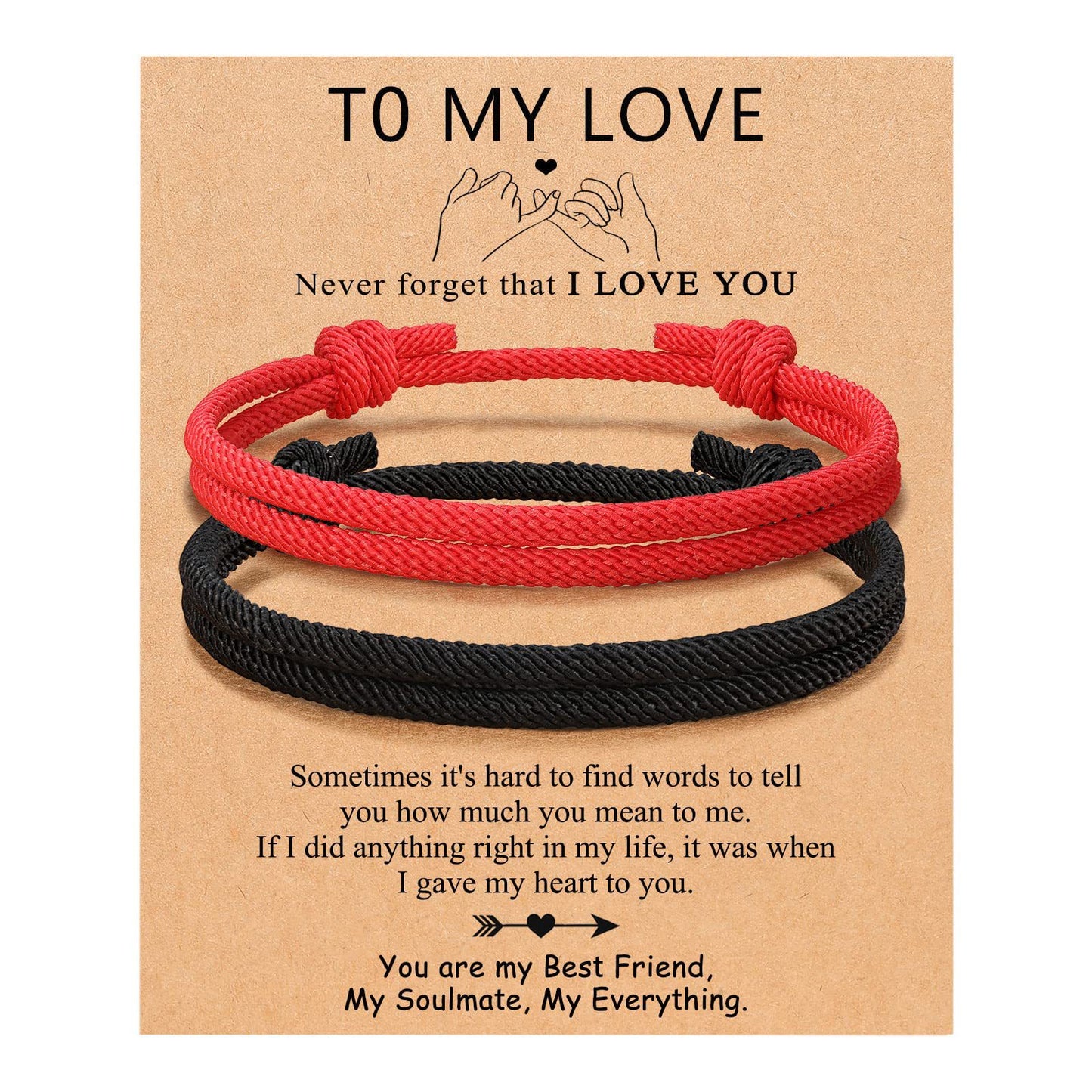 Strap Soul Mate Couple Valentine's Day Birthday Gift Bracelets