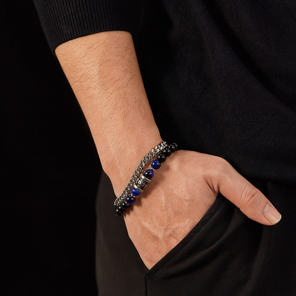 Men's Trend Stainless Steel Accessories Hip Hop Bracelets