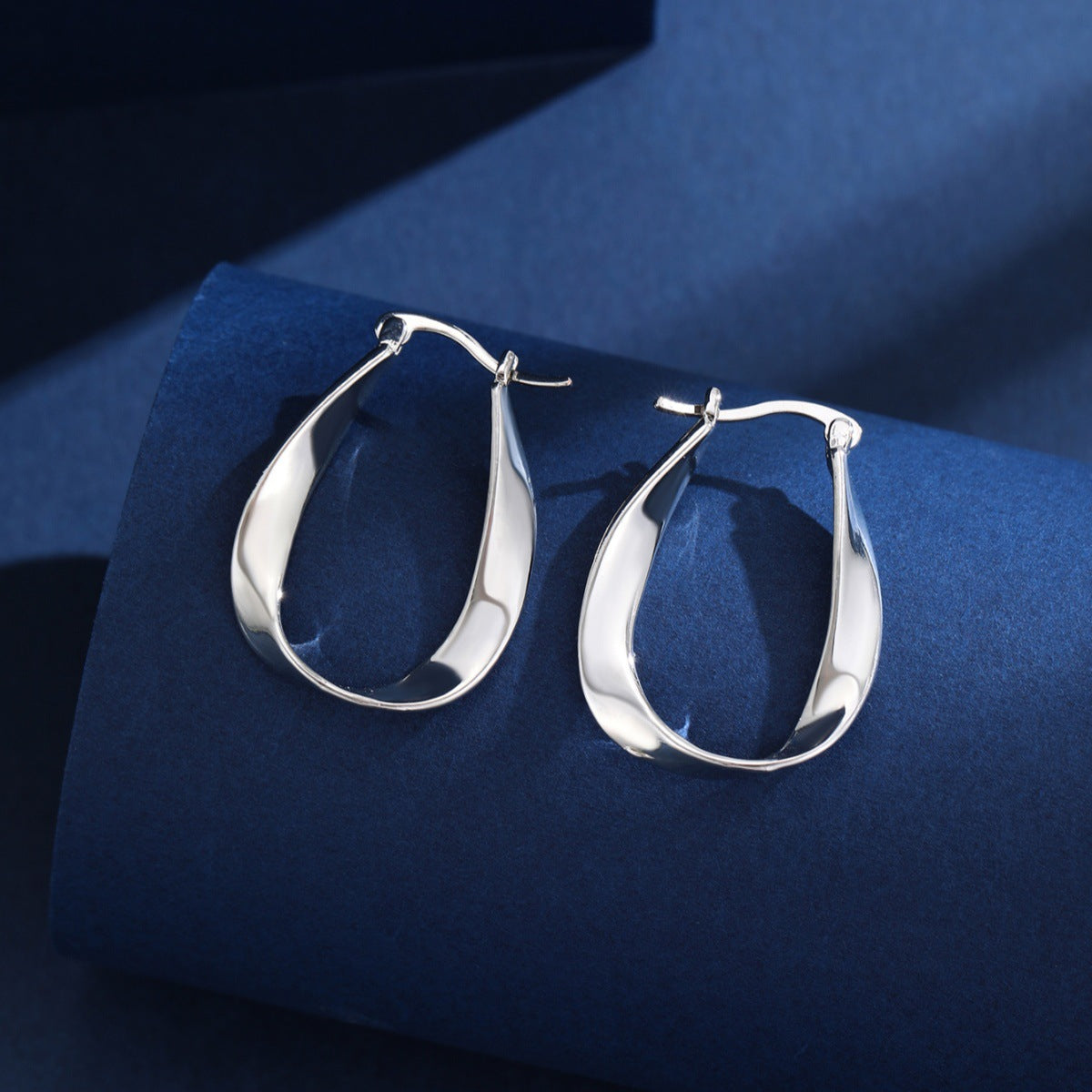 Mobius Niche High-grade Style Simple Light Earrings