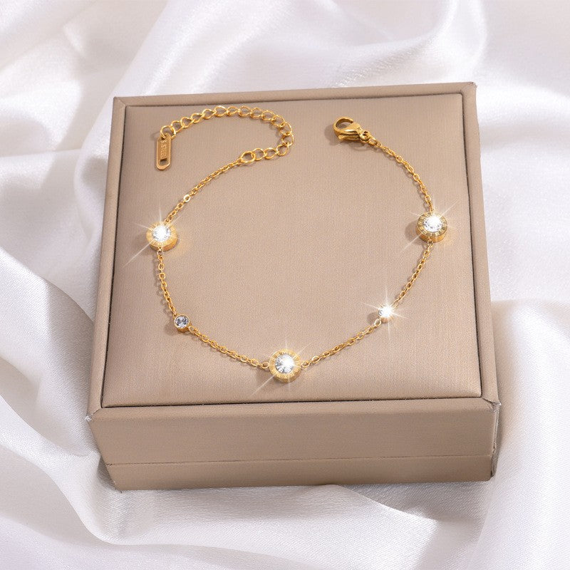 Stainless Steel Bead High-grade Fashion Simple Bracelets