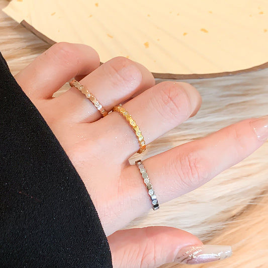 Drill Titanium Steel Female Niche Advanced Rings