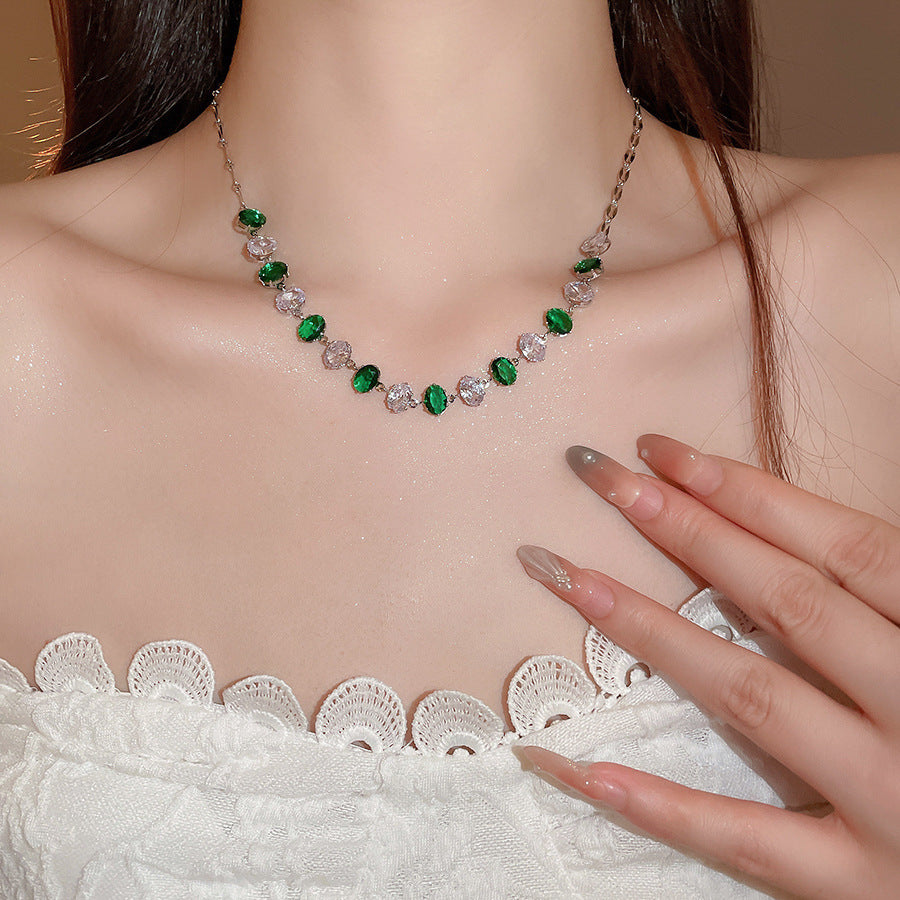 Drop Light Luxury Minority Clavicle Chain Palace Style Earrings