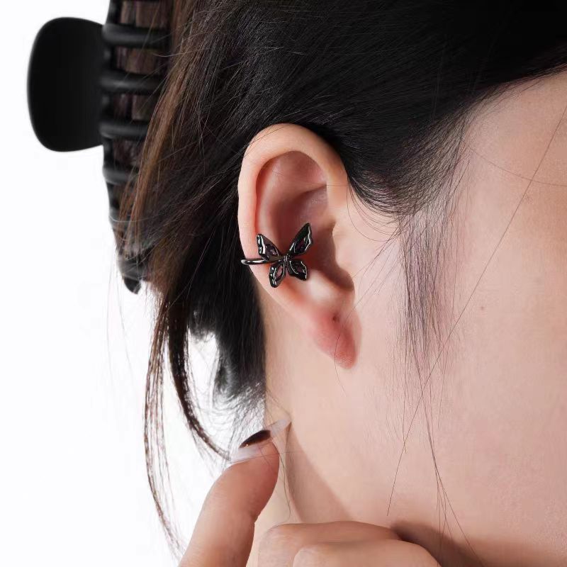 Cool Hot Purple Butterfly Opening Female Rings