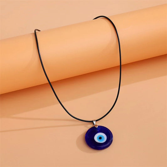 Eye Wax Rope Turkish Blue Eyes Necklaces