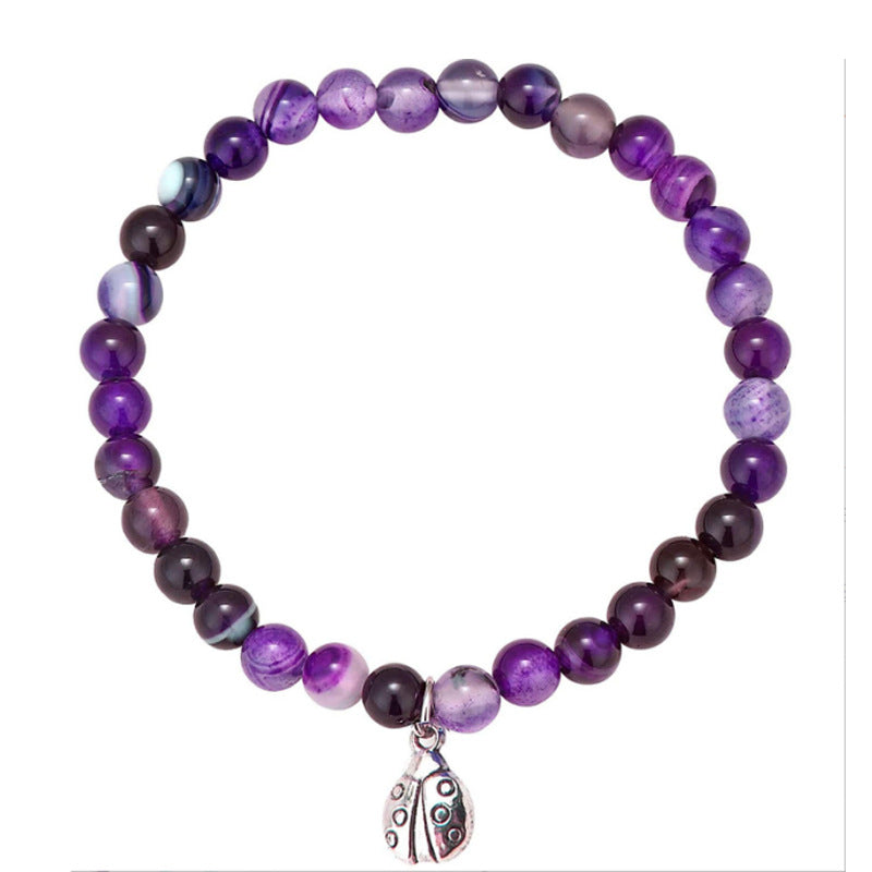 Graceful Attractive Trendy Fashion Stone Ladybird Bracelets