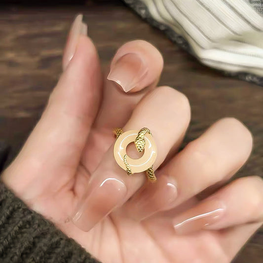 Snake Cord For Braiding Female Chinese Zodiac Rings