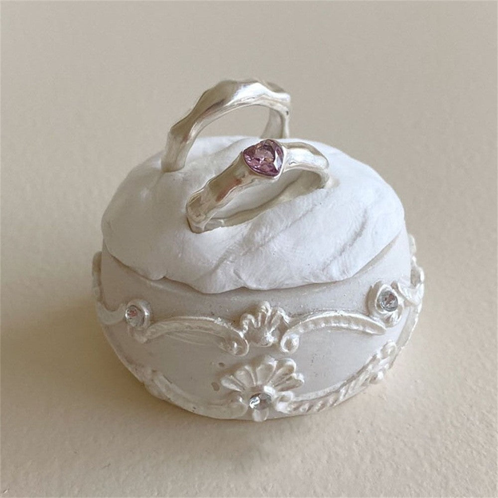 Sterling Sier Zircon Female Special Interest Rings