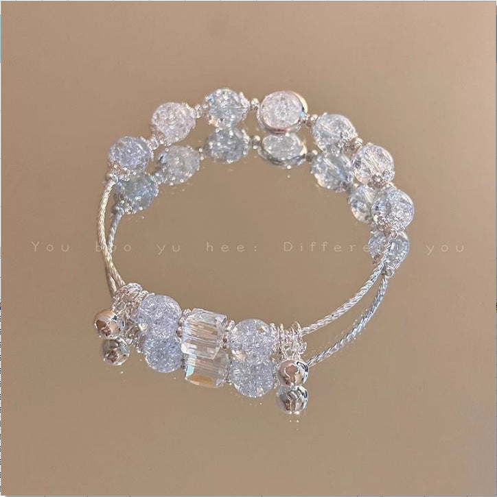 Women's Hot Flower Design Cold Feeling Senior Bracelets