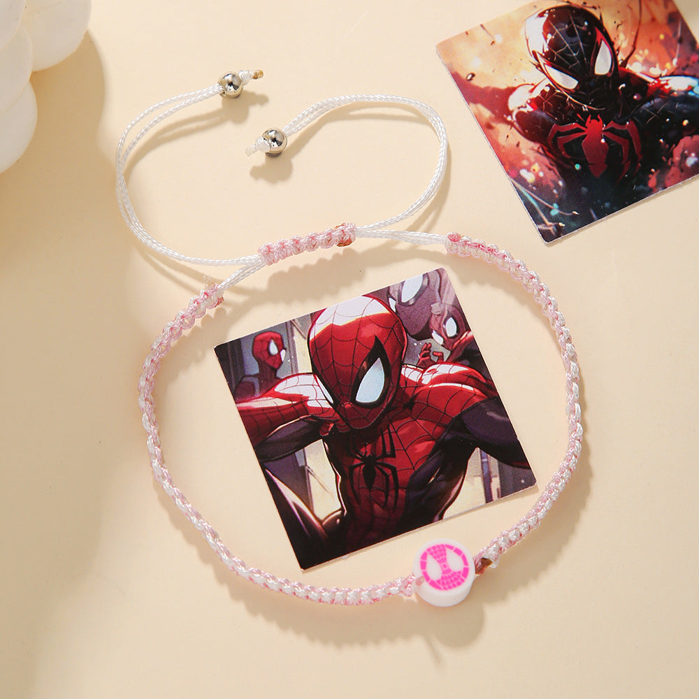 Women's & Men's Marvel Woven Hand Strap Avengers Couple Bracelets