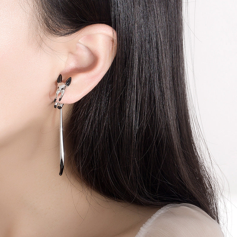 Tail Fox Affordable Luxury Fashion Personality Earrings