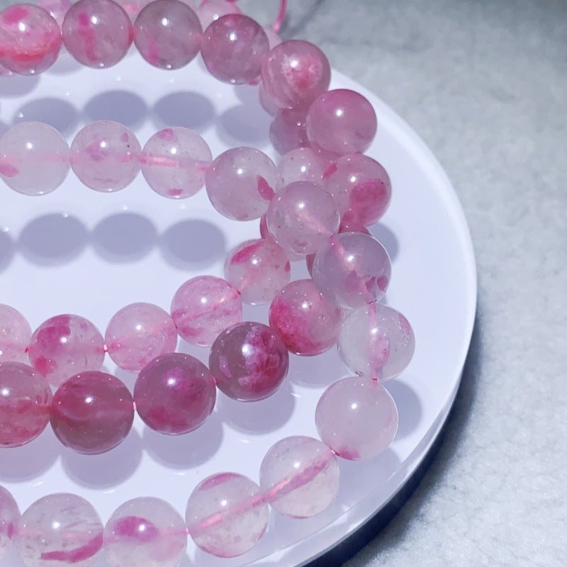 Floating The Dance Of Cherry Blossoms Rose Stone Pink Bracelet