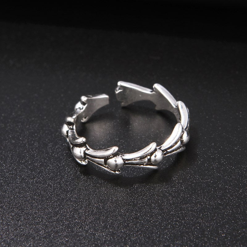 Women's & Men's Gate Cross Female Punk Trendy Open Rings