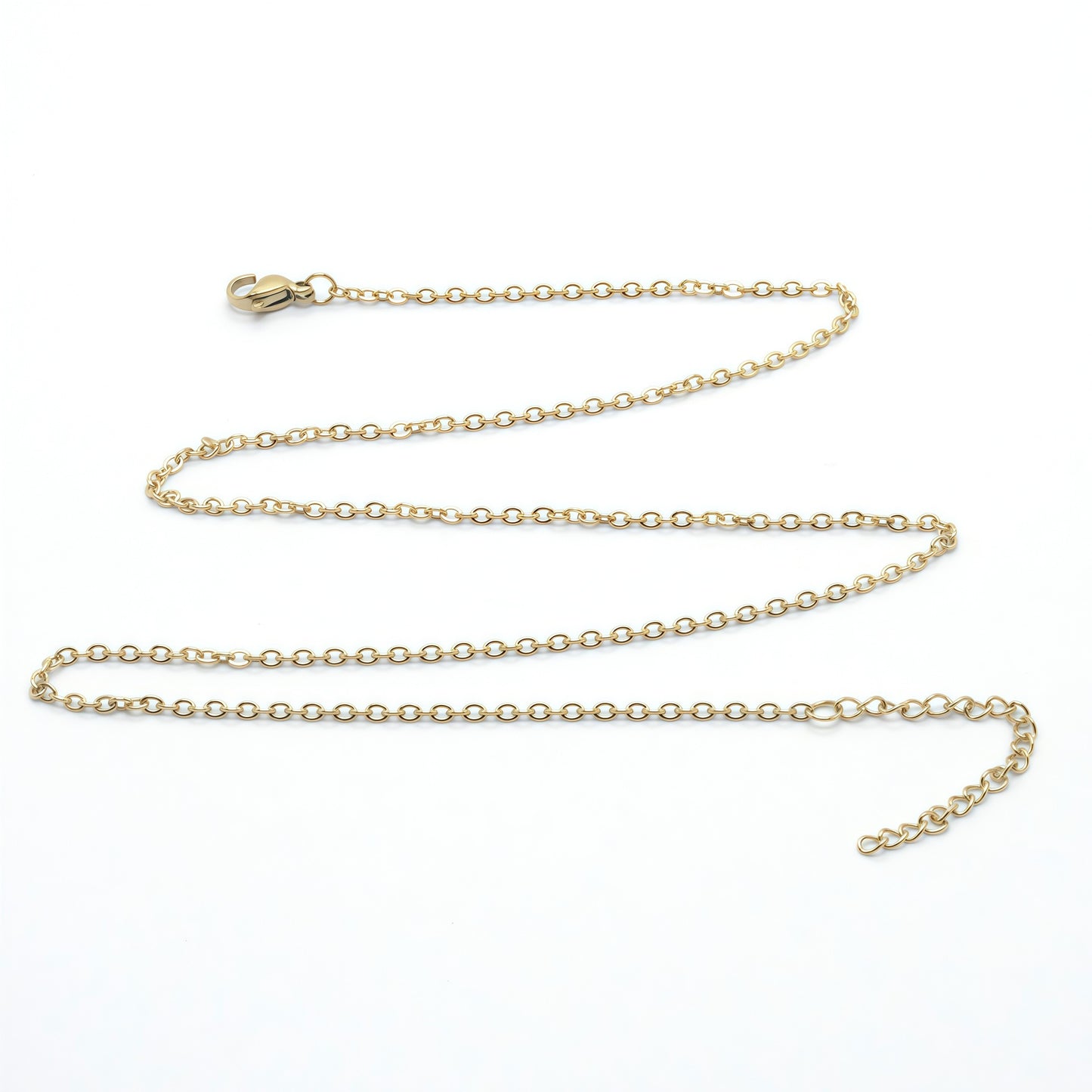Korean Style Simple Cross Chain Clavicle Unisex Vacuum Necklaces