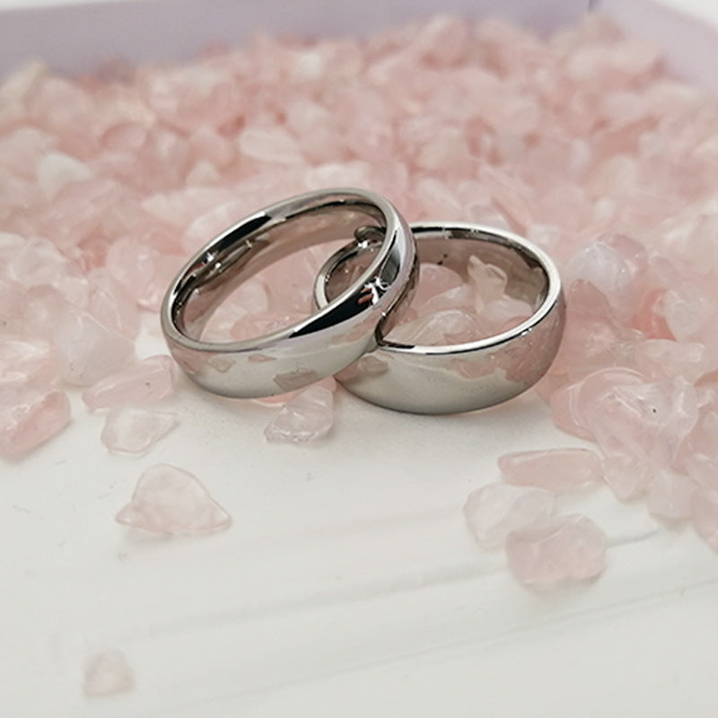 Men's Jewelry Stainless Steel Nude Plain Accessories Rings
