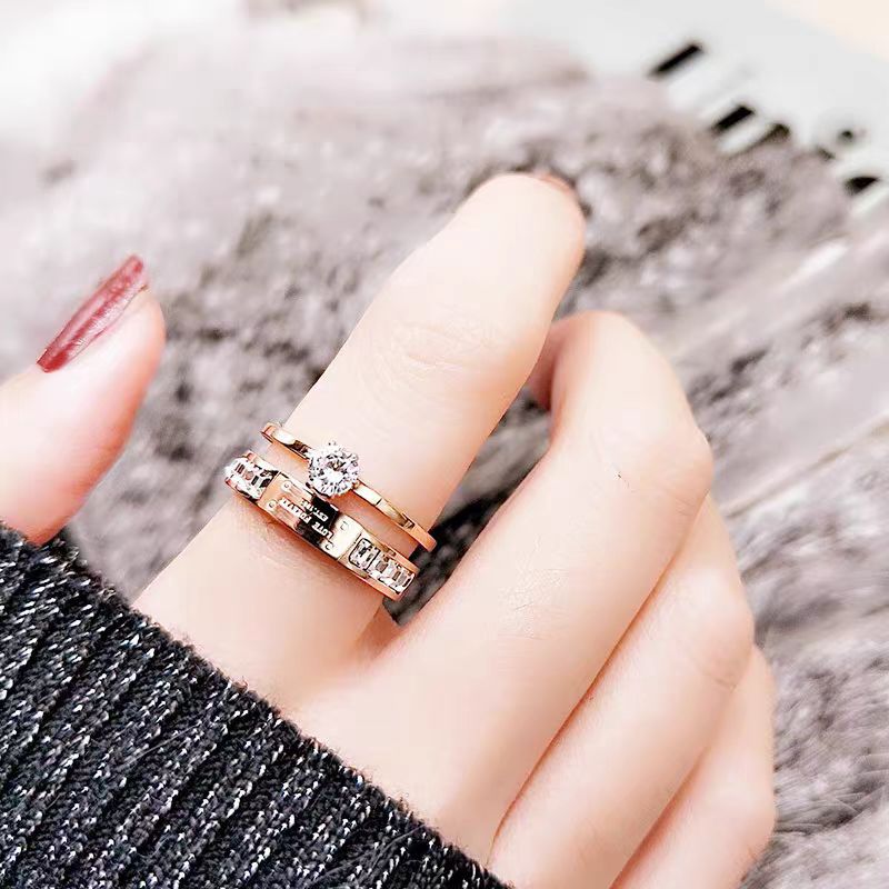 Women's Zircon Index Finger Light Luxury Cool Rings