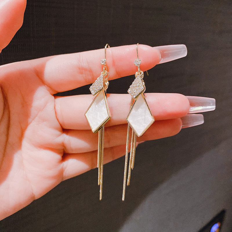 Geometry Irregular Long Temperamental Cold Style High Quality Earrings