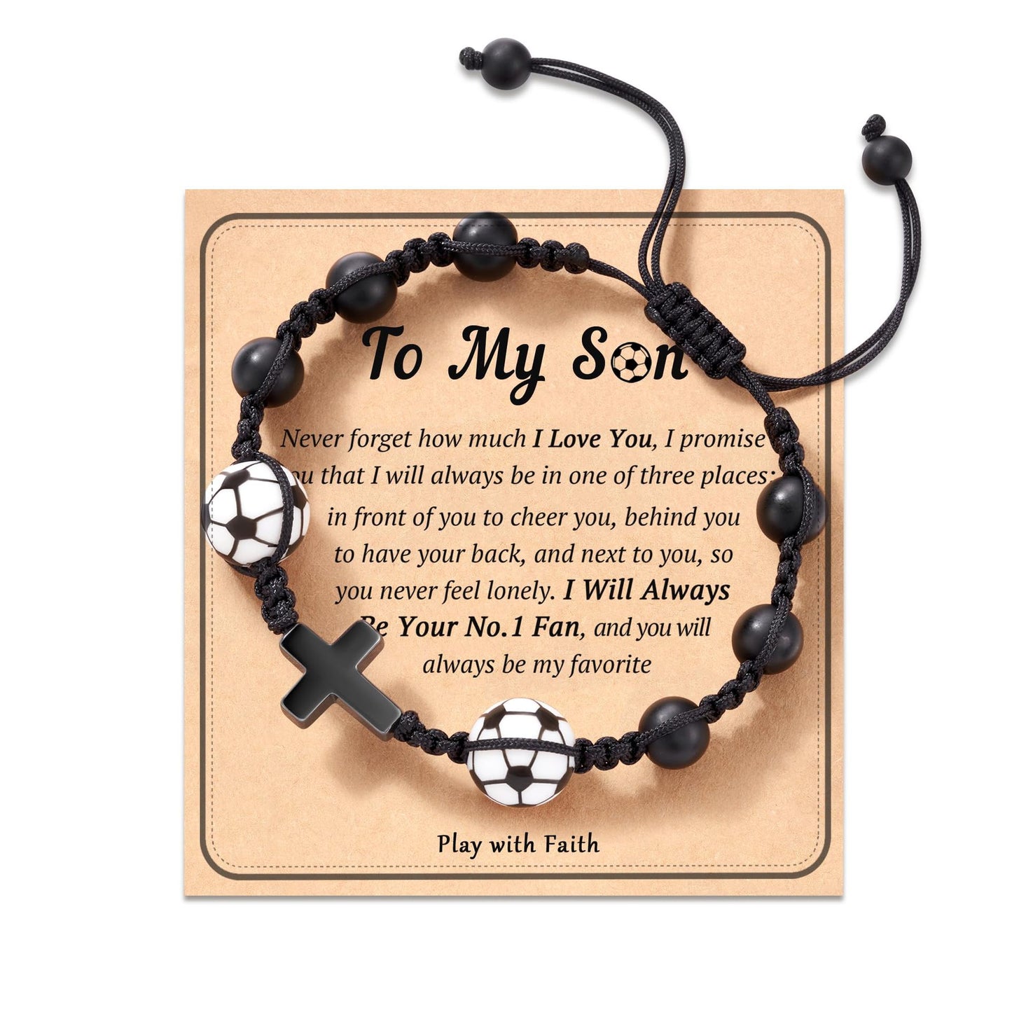 Sports Hand-woven Gift Volleyball Football Baseball Bracelets