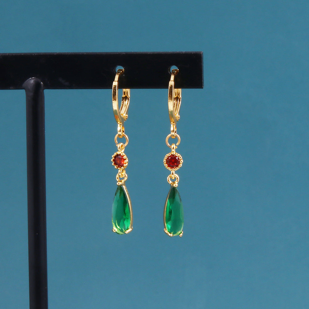 Emerald Hal Hall Zircon Copper Surrounding Without Rings