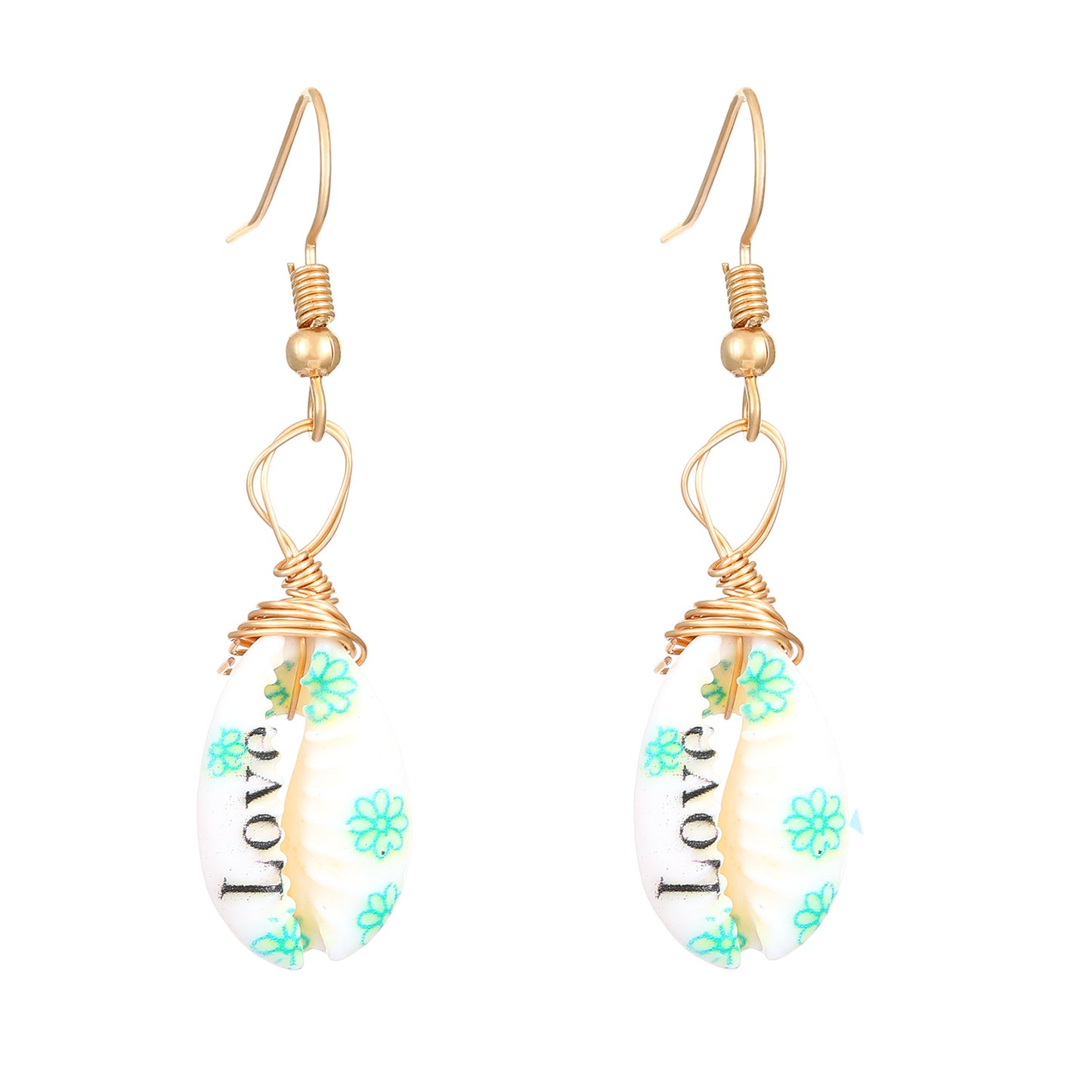 Starfish Spiral Pattern Ear Wind High Sense Ocean Jewelry Set