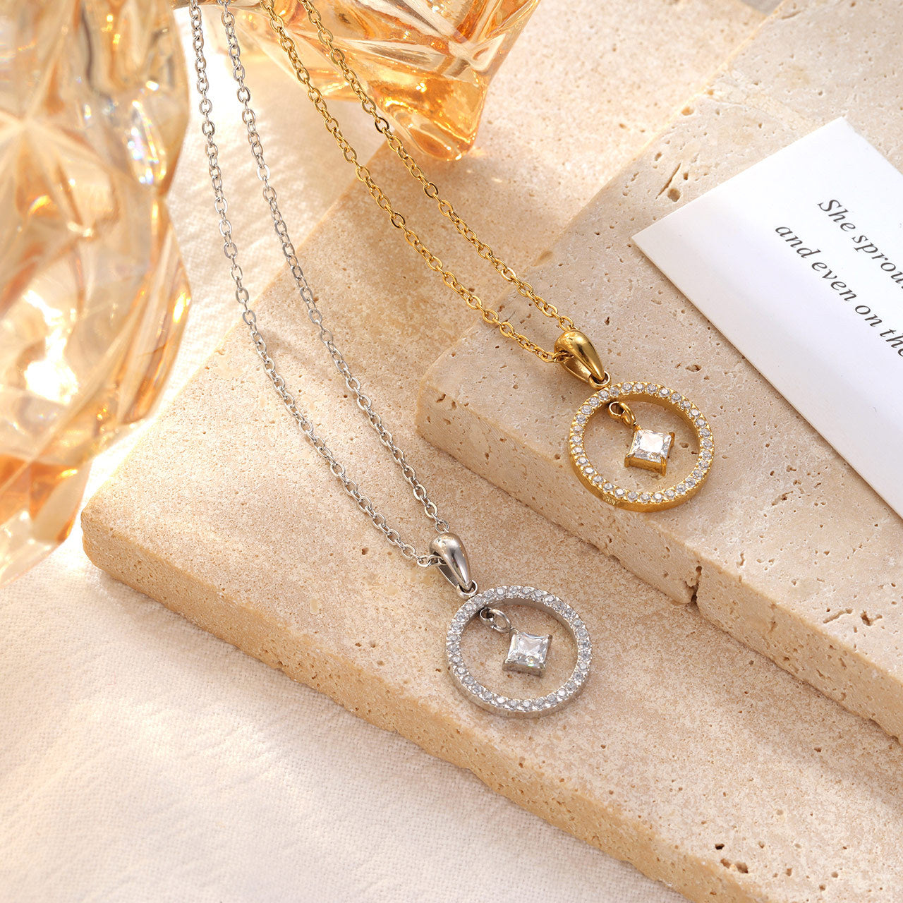 Gold Sier Color Advanced Minority Simple Clavicle Necklaces