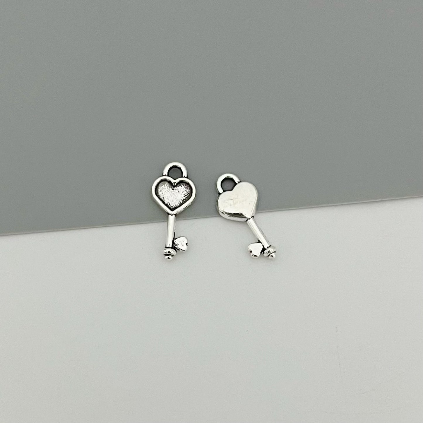 Alloy Mini Love Key Mobile Phone Pendant