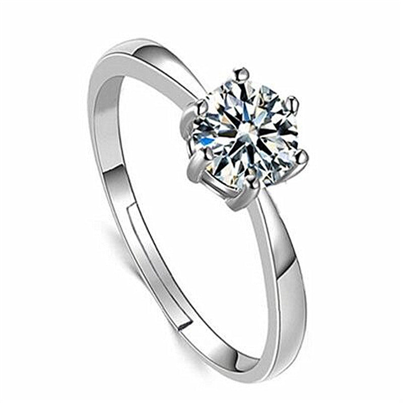 Niche High-grade Fashion Diamond Popular Temperament Wild Rings