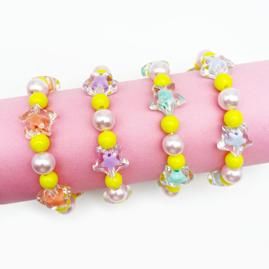 Children's Dopamine Crystal String Beads Cute Jewellery Bracelets
