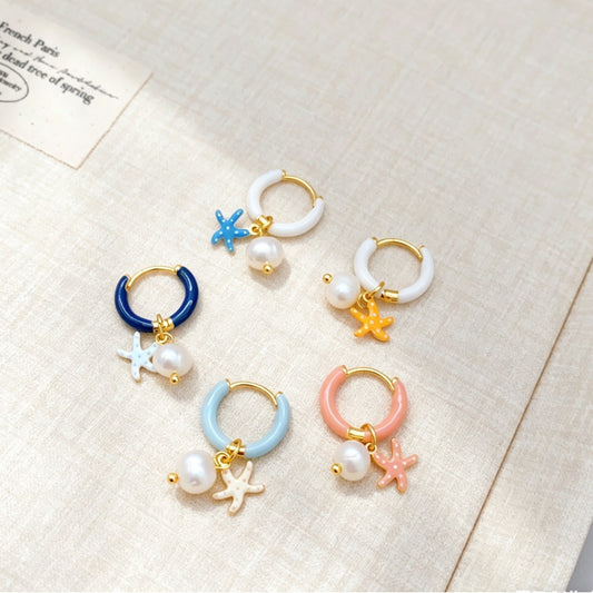 Women's Vacation Style Copper Plated Gold Drop Earrings