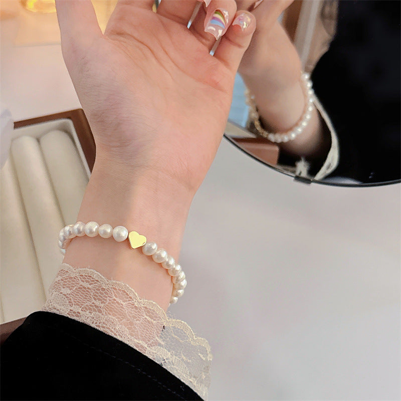 Women's Lovely Natural Freshwater Pearl High-grade Niche Retro Bracelets