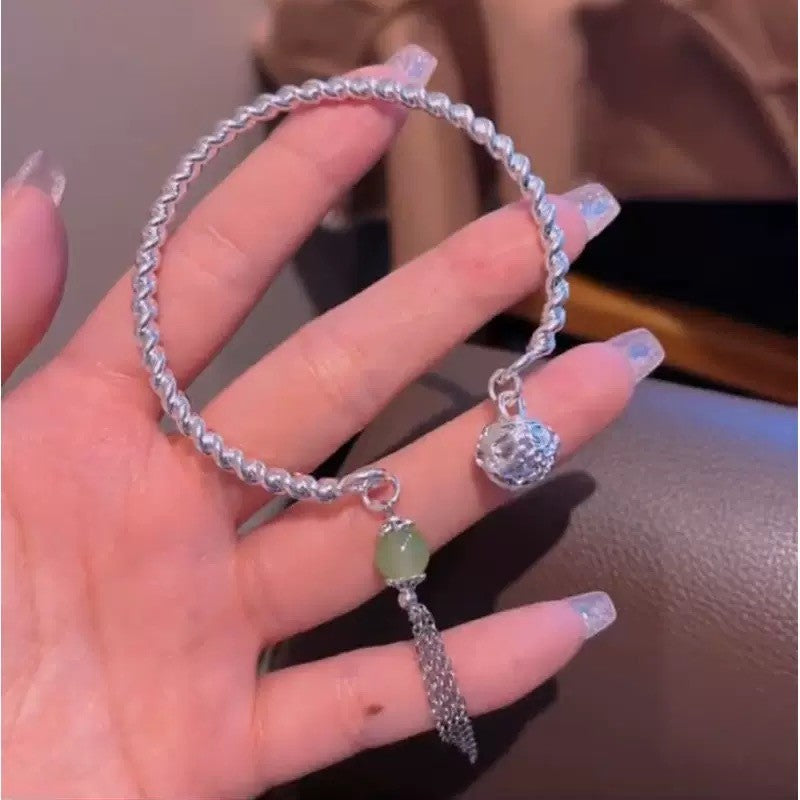 Women's & Men's Dragon Hold Column Domineering Relief Pattern Open-ended Retro Style Distressed Bracelets