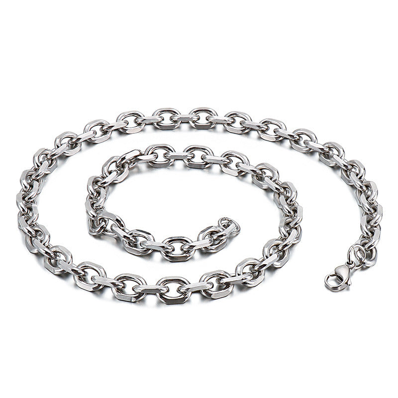 Stainless Steel Batch Angle Chain With Necklaces