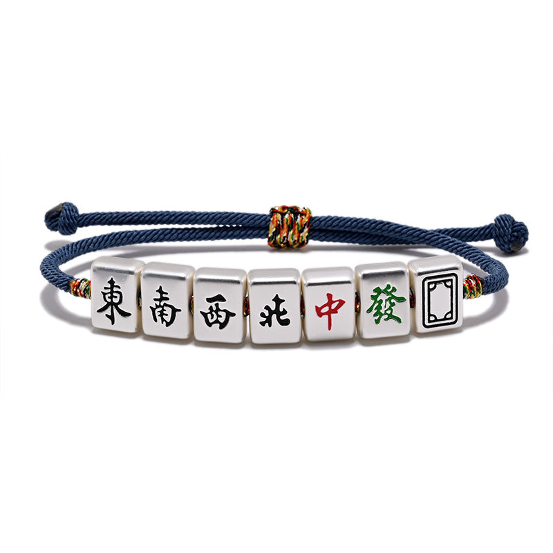 Export Personalized Ancient Retro Mahjong Fortune Bracelet