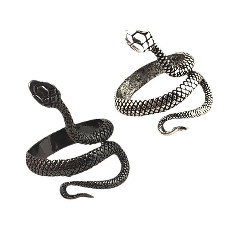 Personalized Exaggerated Snake Retro Punk Hip Ring