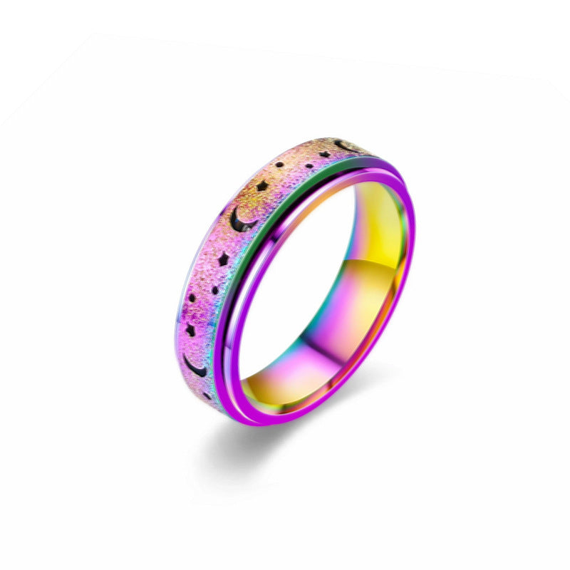 Turn To Hollow Rotating Decompression Popular Ring