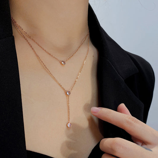 Women's Simple For Trendy Temperament Clavicle Chain Necklaces