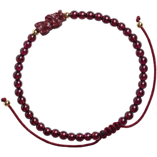 Cinnabar Pi Original Life Garnet Female Carrying Bracelets